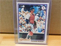 1978 Thurman Munson Baseball Card
