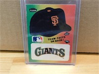 1982 Fleer San Francisco Giants Baseball Card