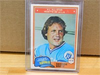 1981 George Brett Baseball Card