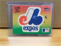 1982 Fleer Montreal Expos Baseball Card