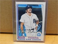 1982 Kirk Gibson Baseball Card