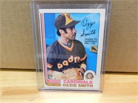 1982 Ozzie Smith Baseball Card