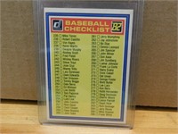 1982 Baseball Donruss Checklist- 235-338