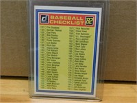 1982 Baseball Donruss Checklist - 131-234