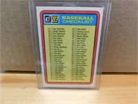 1983 Baseball Donruss Checklist - 27-130