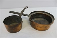 Small Vintage Copper Pots
