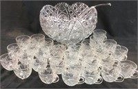 VTG. SMITH’S HANDCRAFTED PUNCH BOWL SET
