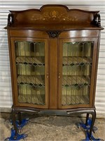 LEADED GLASS CABINET