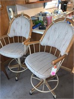 TWO GREAT MCM BAR CHAIR STOOLS