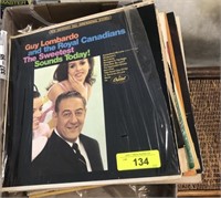 TRAY OF VINTAGE LPs