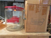 VINTAGE ORIGINAL GORDONS JAR WITH ORIG BOX 10.5"