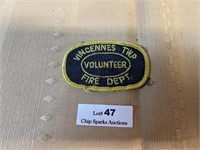 Vintage Vincennes TWP Volunteer Fire Dept Patch