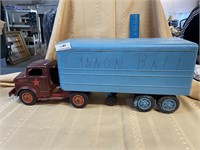 Vintage Wyandotte Semi Delivery Truck with Trailer
