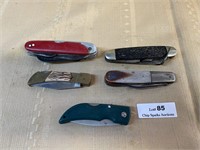 Lot of Old Pocket Knives