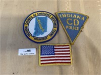 Lot of Indiana Civil Defense Patches
