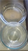 Clear Glass Bowls & Pie Plates