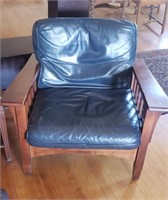 Ethan Allen Wood Base Arm Chair #1