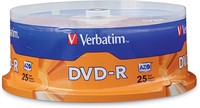 4x25 (100 discs) Verbatim DVD-R 4.7GB 16x AZO