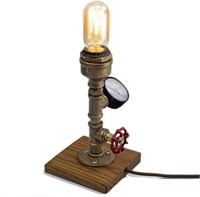 Steampunk Lamp with Dimmer, BULB INCLUDED