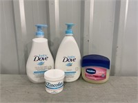 Baby Dove Wash/Lotion/Diaper Cream/Vaseline