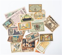 Coin Assorted German Notes In Crisp Condition
