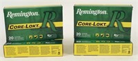 Four Boxes Remington 150 GR. 30-06 Springfield
