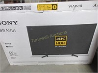 Sony Bravia 43" 4K HDR Ultra HD TV - Brand new