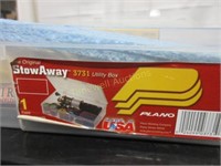 Plano stowaway full of adhesives & sand paper