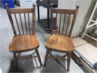 Pair of children's chairs