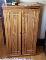 Wood Entertainment Cabinet