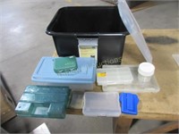 Containers and tackle boxes