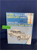 Ford Taurus and Mercury Repair Manual