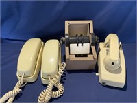 Vintage Phones and Rolodex