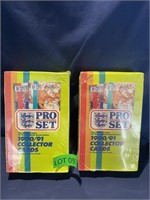 Unopened 1990-91 Pro Set Soccer Cards (2) Boxes
