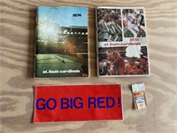 STL Football Cardinals Books, Sticker, Ticket Stub