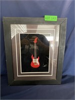 Framed Mini Guitar in Shadowbox