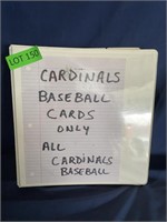 STL Cardinals Cards in Binder
