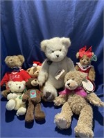 Plush Teddy Bears-(1) BOYDS, Coke, More