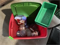 Storage Bin w/ Lid, Food Storage, Plastic Storage