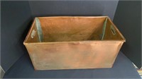 Antique Copper Rectangular Planter Box 18" long