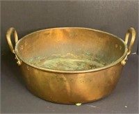 SoutterWare Copper/Brass Double Handled Pot