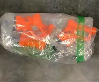 Orange Nerf Jolt Single Dart Blaster 3 Pack