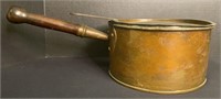 Antique Covered Copper handled Pot