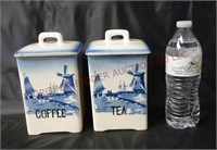 Vintage Ditmar Urbach Coffee & Tea Canister Set
