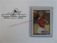 1991 Chipper Jones Rookie Card RC Topps MLB Card