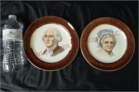George & Martha Washington Souvenir Plates