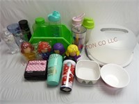 Kitchen ~ Cake Carrier & Assorted Plastic Ware