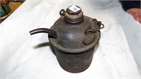 B&M R.R. GAS CAN WITH SPOUT AND LID 8"