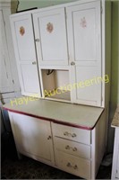 Farmhouse Kitchen Cabinet (painted white)