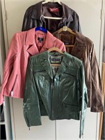 845 - LOT OF 4 LADIES JACKETS SIZE MED